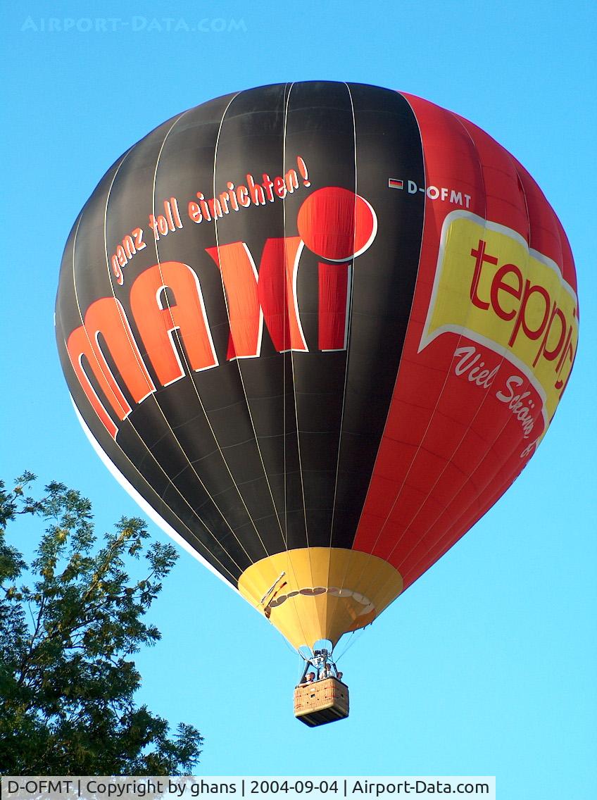 D-OFMT, 2001 Schroeder Fire Balloons G40/24 C/N 873, WIM 2004