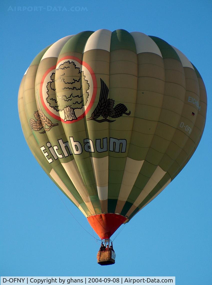 D-OFNY, 1999 Cameron Balloons Ltd. Cam A-105 C/N 2498, WIM 2004