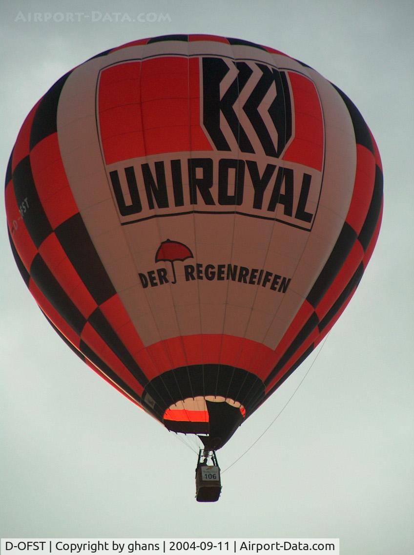 D-OFST, 2000 Schroeder Fire Balloons Gmbh G C/N 814, WIM 2004