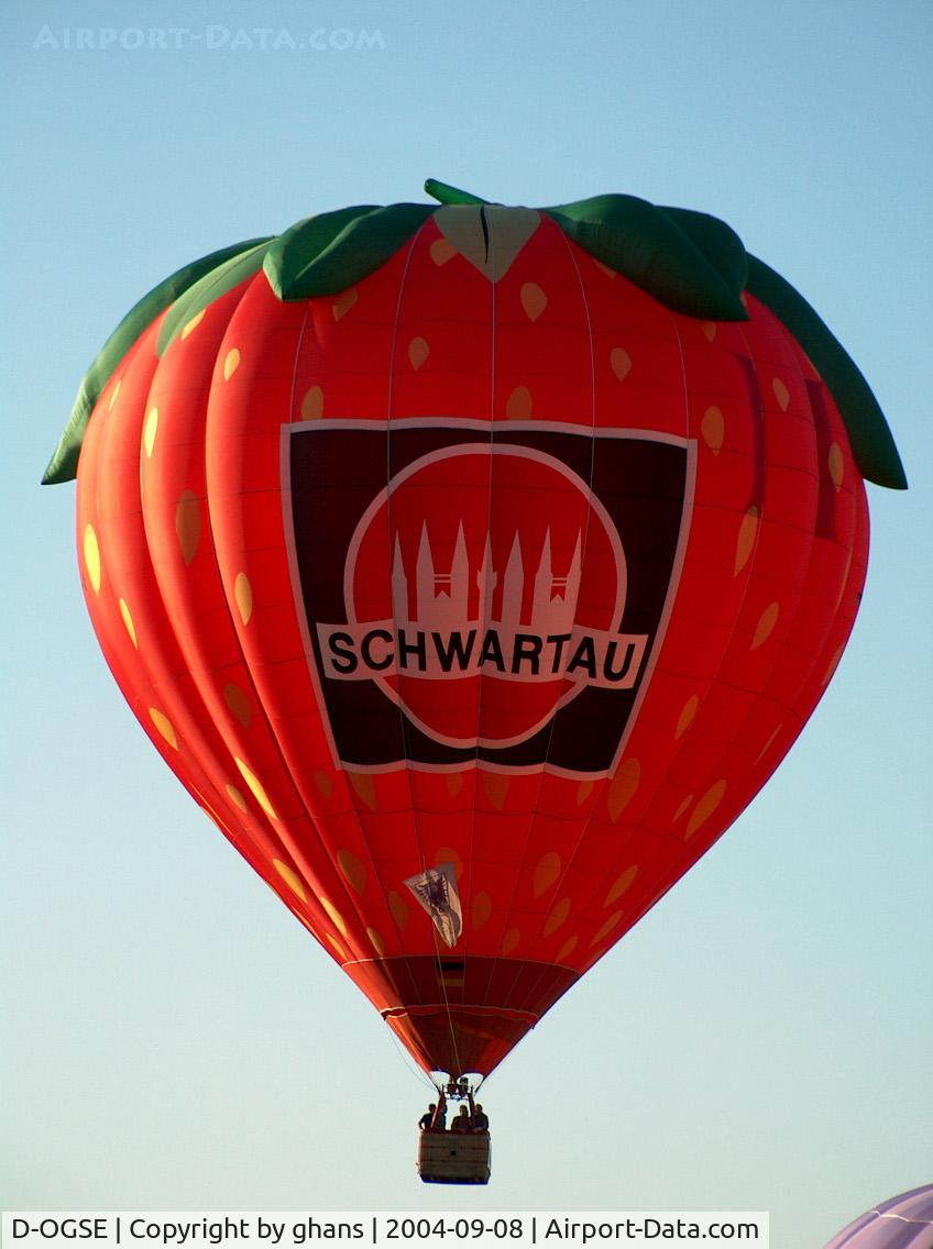 D-OGSE, 1999 Schroeder Fire Balloons Gmbh SS Erdbeer C/N 731, WIM 2004