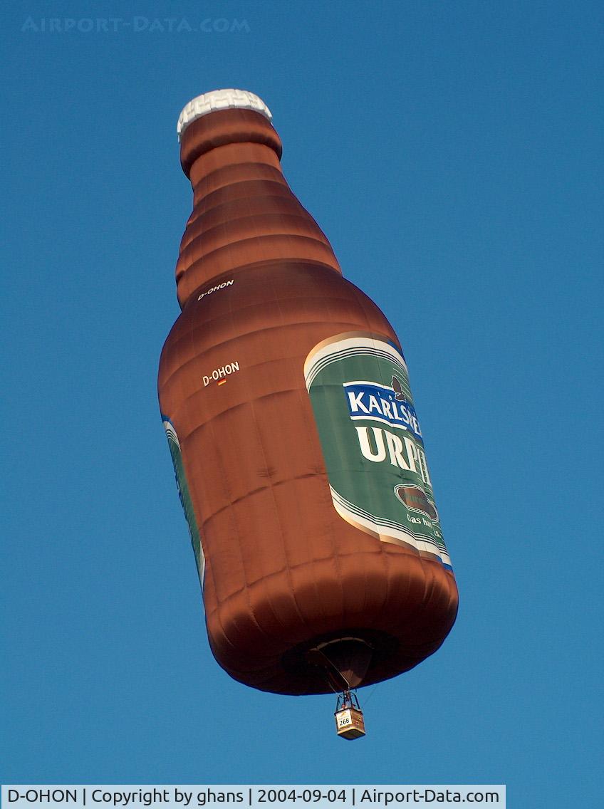 D-OHON, 2001 Colt Balloons Ltd Bottle C/N 10094, WIM 2004