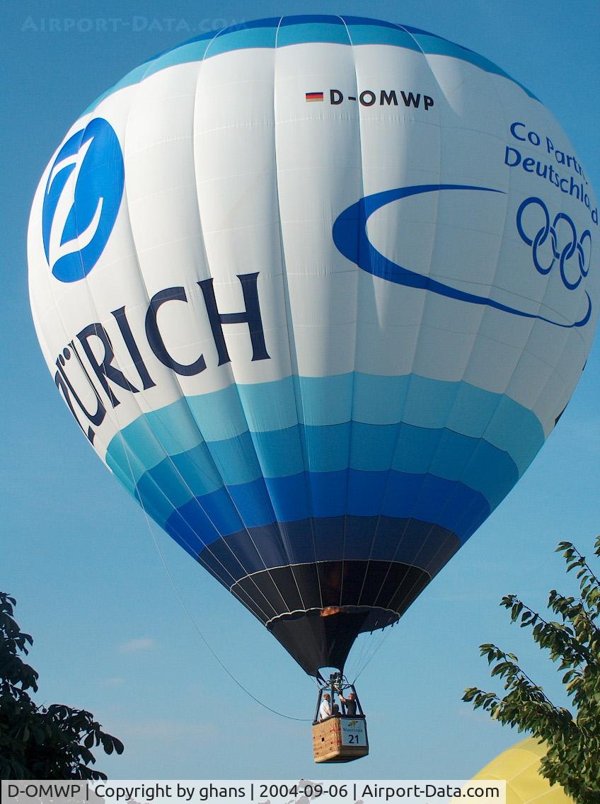 D-OMWP, 2003 Schroeder Fire Balloons Gmbh G30/24 C/N 1087, WIM 2004