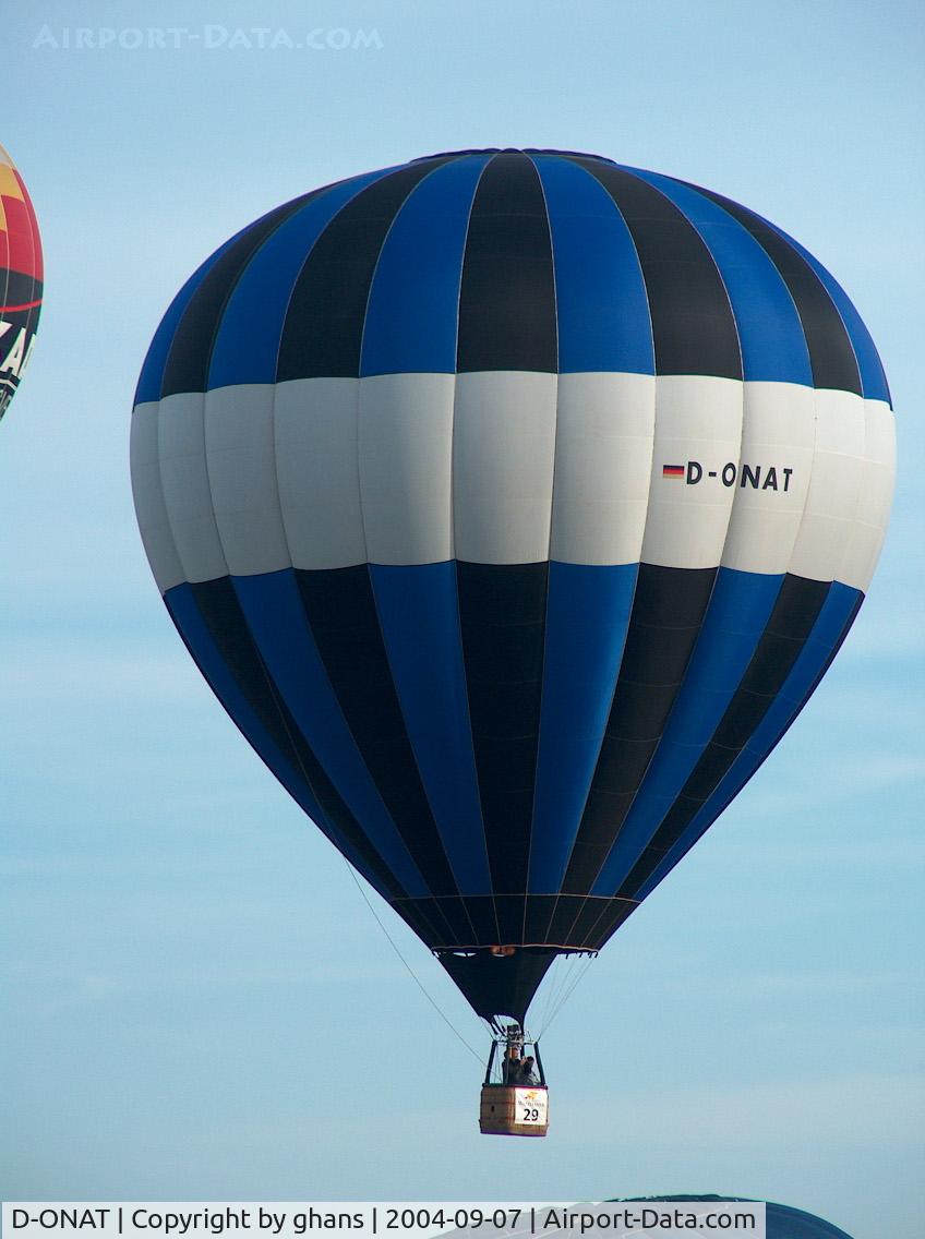 D-ONAT, 2002 Schroeder Fire Balloons Gmbh G C/N 882, WIM 2004