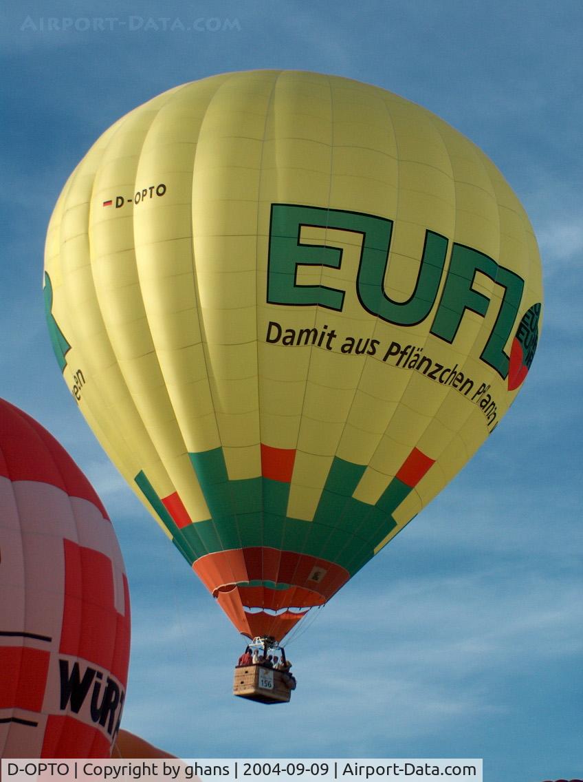 D-OPTO, 2001 Schroeder Fire Balloons G50/24 C/N 875, WIM 2004
