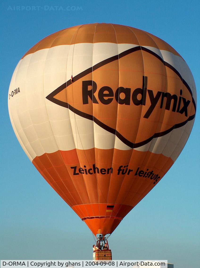 D-ORMA, 1994 Schroeder Fire Balloons G30/24 C/N 425, WIM 2004
