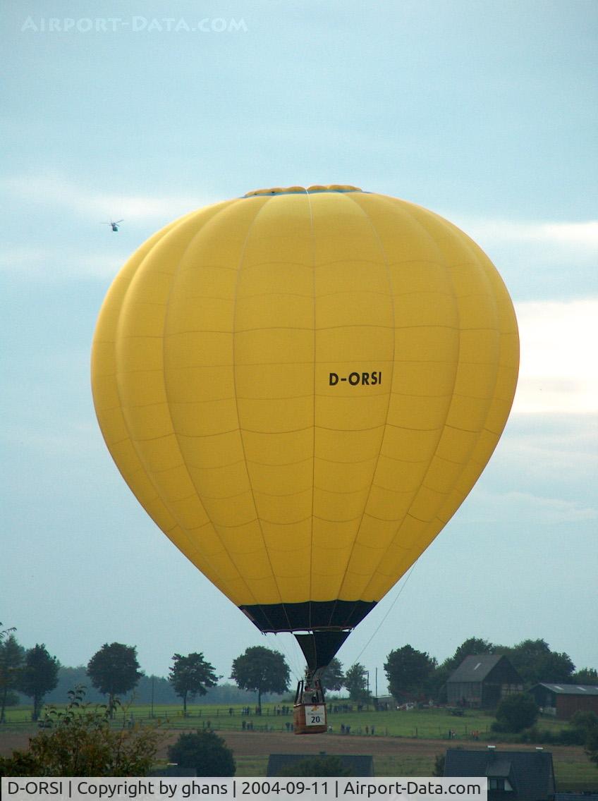 D-ORSI, 1996 Schroeder Fire Balloons G26/16 C/N 561, WIM 2004