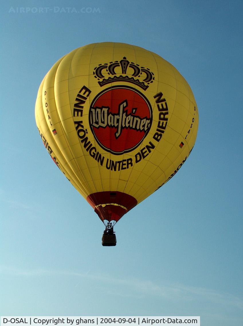 D-OSAL, 1997 Schroeder Fire Balloons G3624 C/N 603, WIM 2004