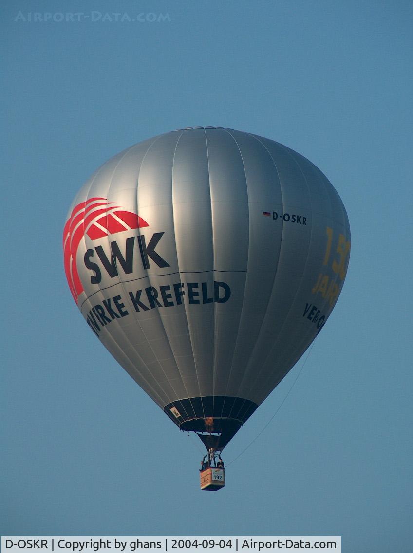 D-OSKR, 2004 Schroeder Fire Balloons G34/24 C/N 1103, WIM 2004