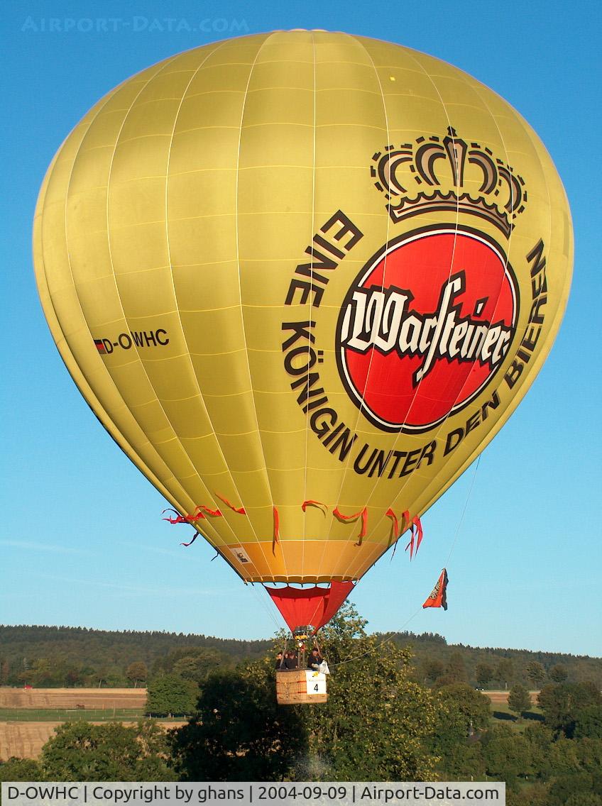 D-OWHC, 1995 Schroeder Fire Balloons G30/24 C/N 517, WIM 2004