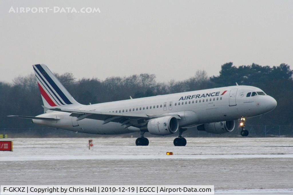 F-GKXZ, 2009 Airbus A320-214 C/N 4084, Air France A320 landing on RW05L