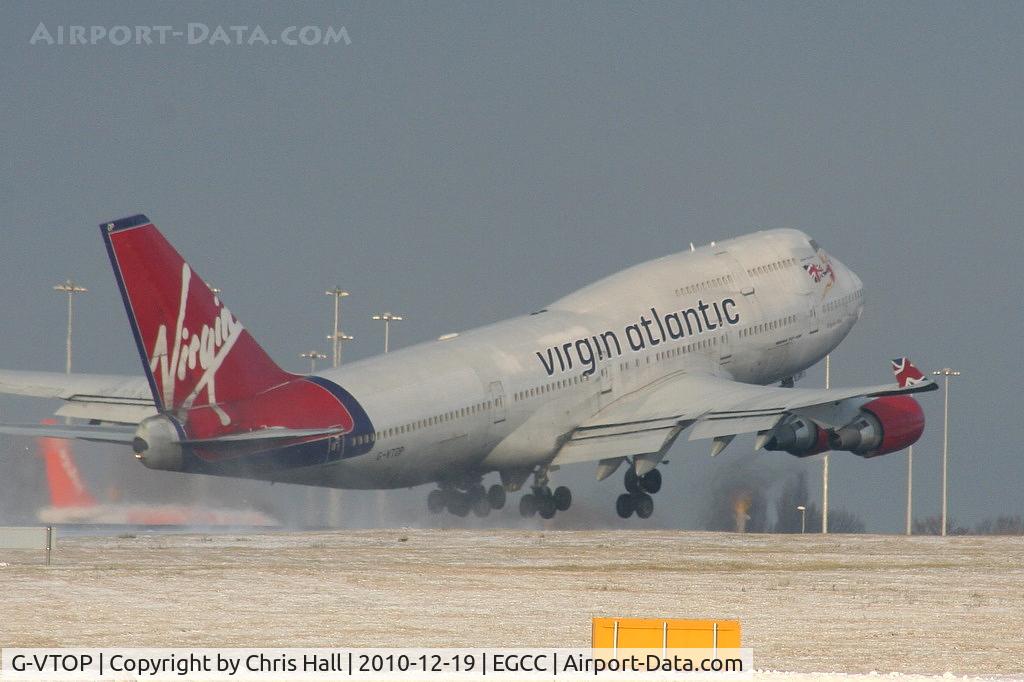G-VTOP, 1997 Boeing 747-4Q8 C/N 28194, Virgin Atlantic B747 Departing from RW05L