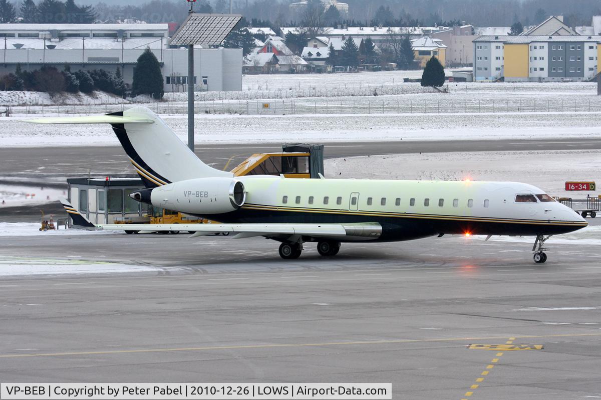 VP-BEB, 2009 Bombardier BD-700-1A10 Global Express XRS C/N 9369, new GlobeX