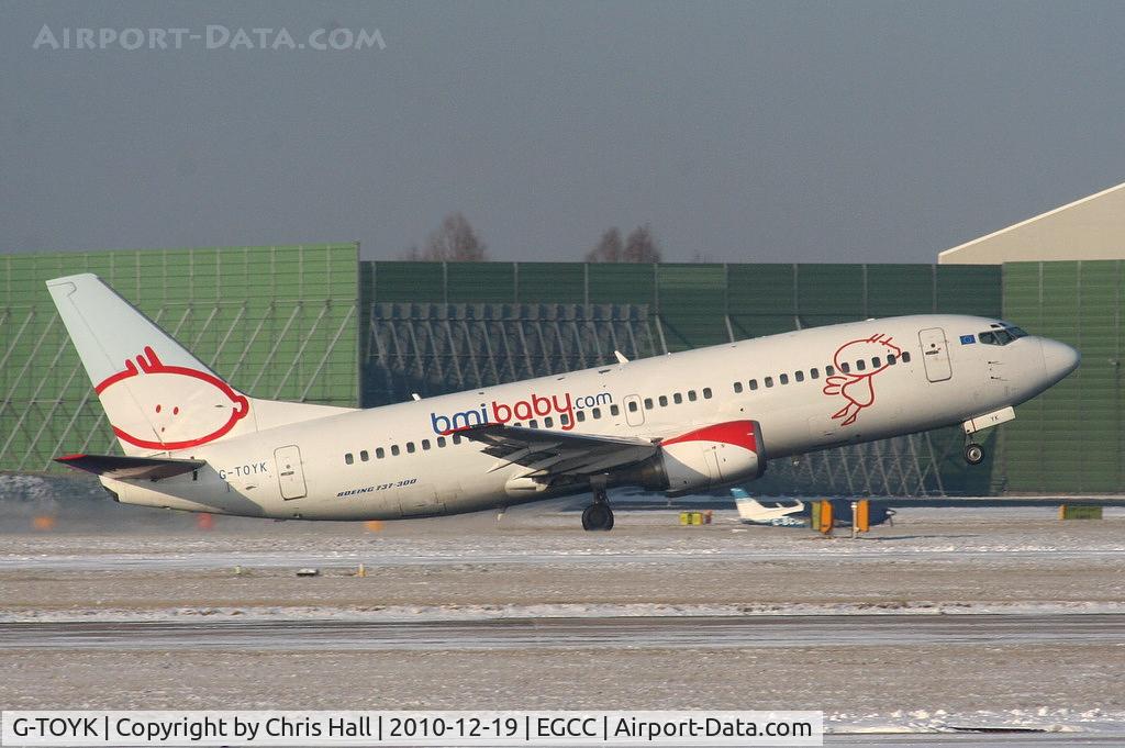 G-TOYK, 1997 Boeing 737-33R C/N 28870, BMI Baby B737 departing from RW05L
