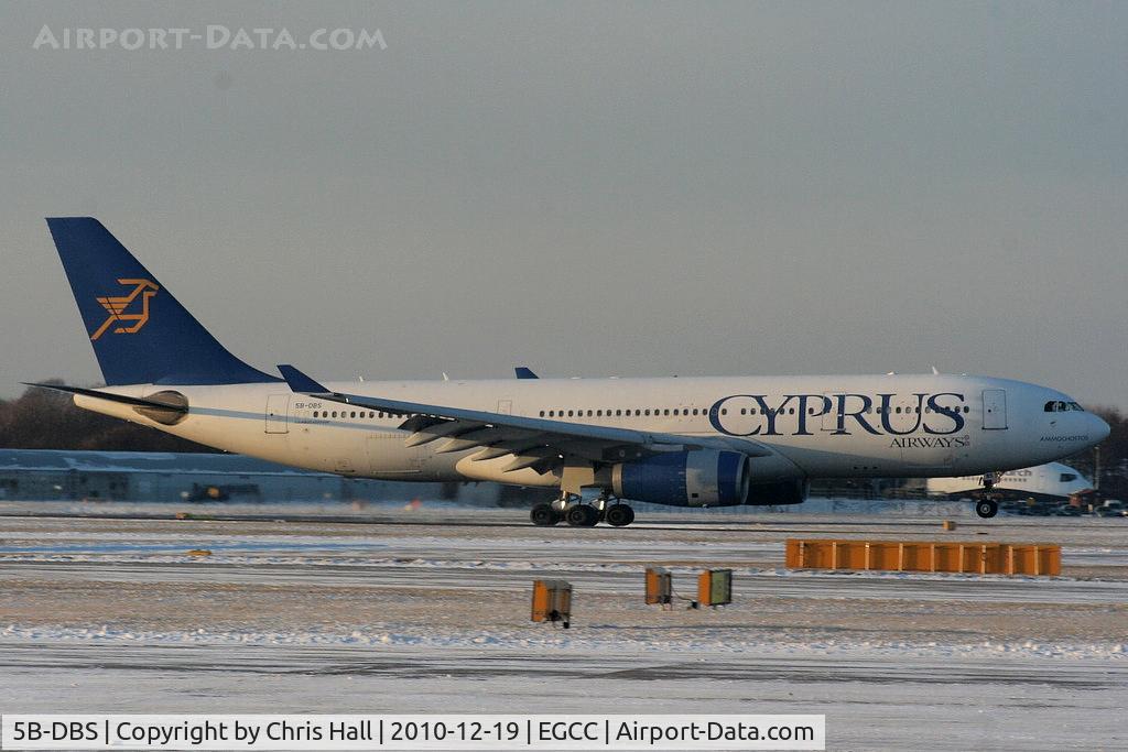 5B-DBS, 2002 Airbus A330-243 C/N 505, Cyprus Airways A330 landing on RW05L