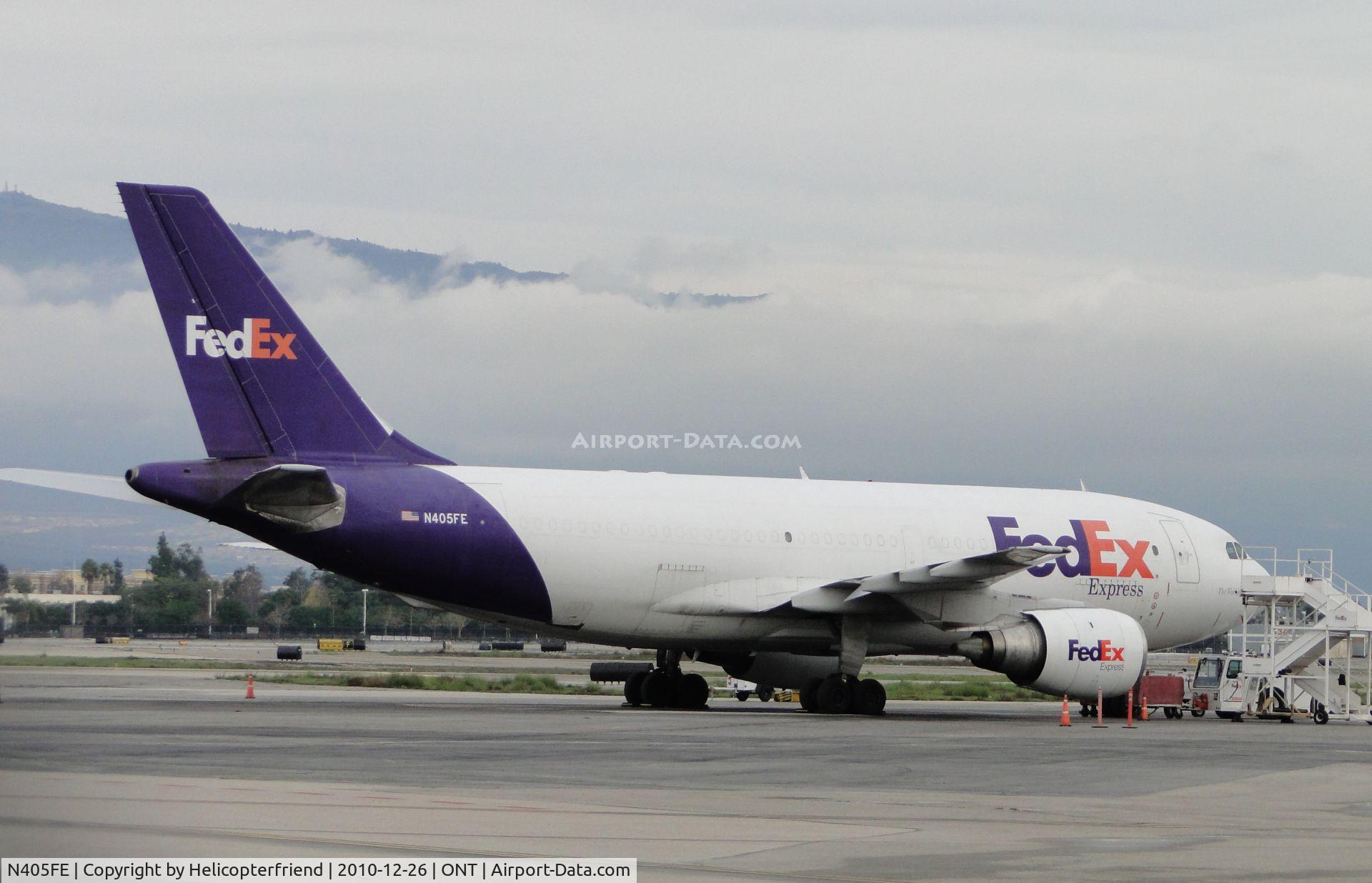 N405FE, 1983 Airbus A310-203 C/N 237, Parked east of the Fed Ex facility waiting to be loaded
