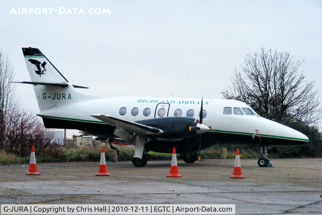 G-JURA, 1987 British Aerospace BAe-3112 Jetstream 31 C/N 772, Ex Highland Airways which ceased trading on 24 March 2010