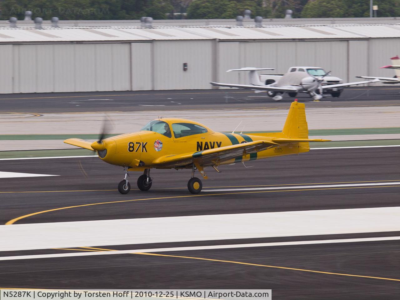 N5287K, 1950 Ryan Navion B C/N NAV-4-2187B, N5287K departing from RWY 21