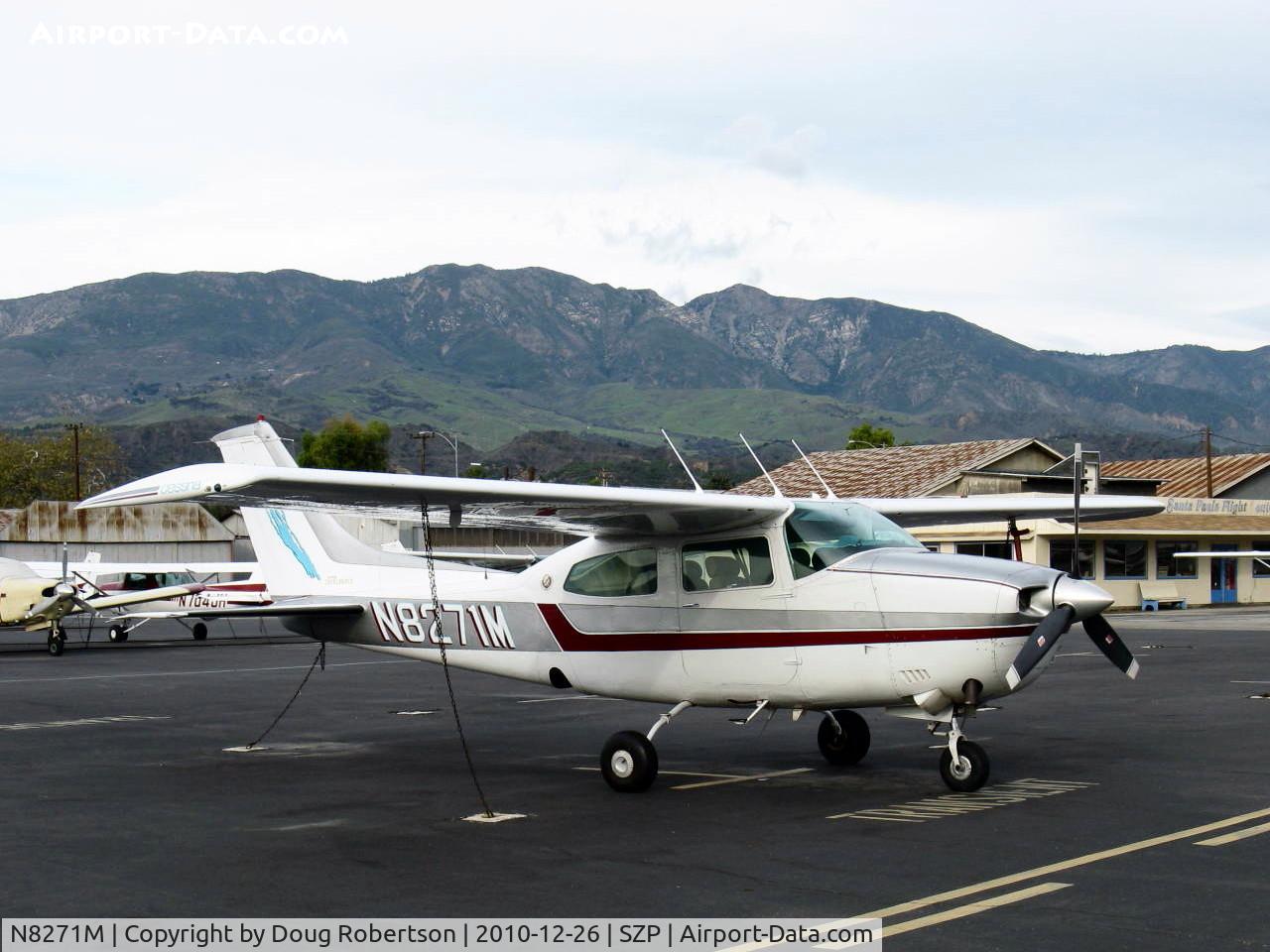 N8271M, Cessna T210M Turbo Centurion C/N 21062041, 1977 Cessna T210M TURBO CENTURION II, Continental TSIO-520-R 310 Hp, 3 blade CS prop