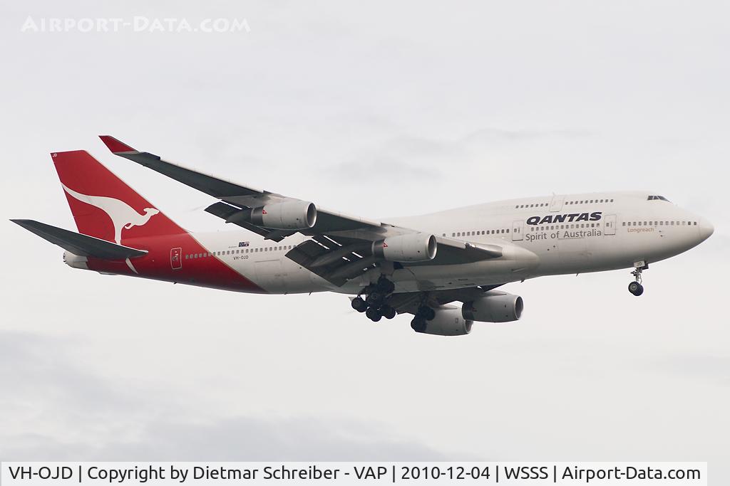 VH-OJD, 1989 Boeing 747-438 C/N 24481, Qanatas Boeing 747-400