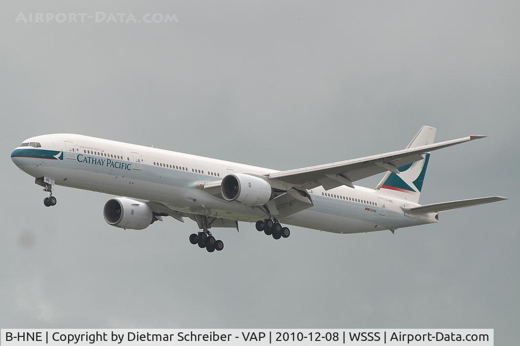 B-HNE, 1997 Boeing 777-367 C/N 27507, Cathay Pacific Boeing 777-300