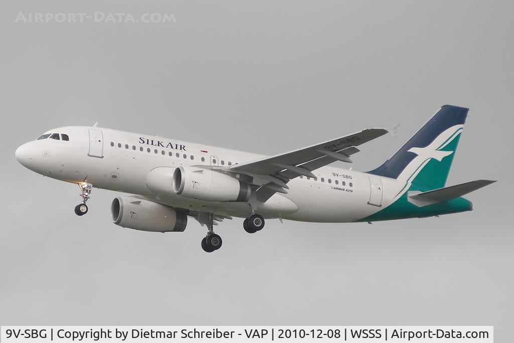 9V-SBG, 2010 Airbus A319-133 C/N 4215, Silkair Airbus 319