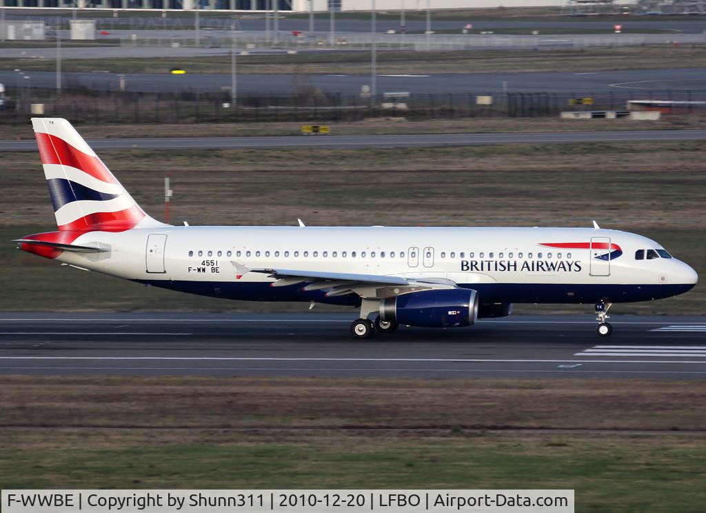 F-WWBE, 2010 Airbus A320-232 C/N 4551, C/n 4551 - To be G-EUYK