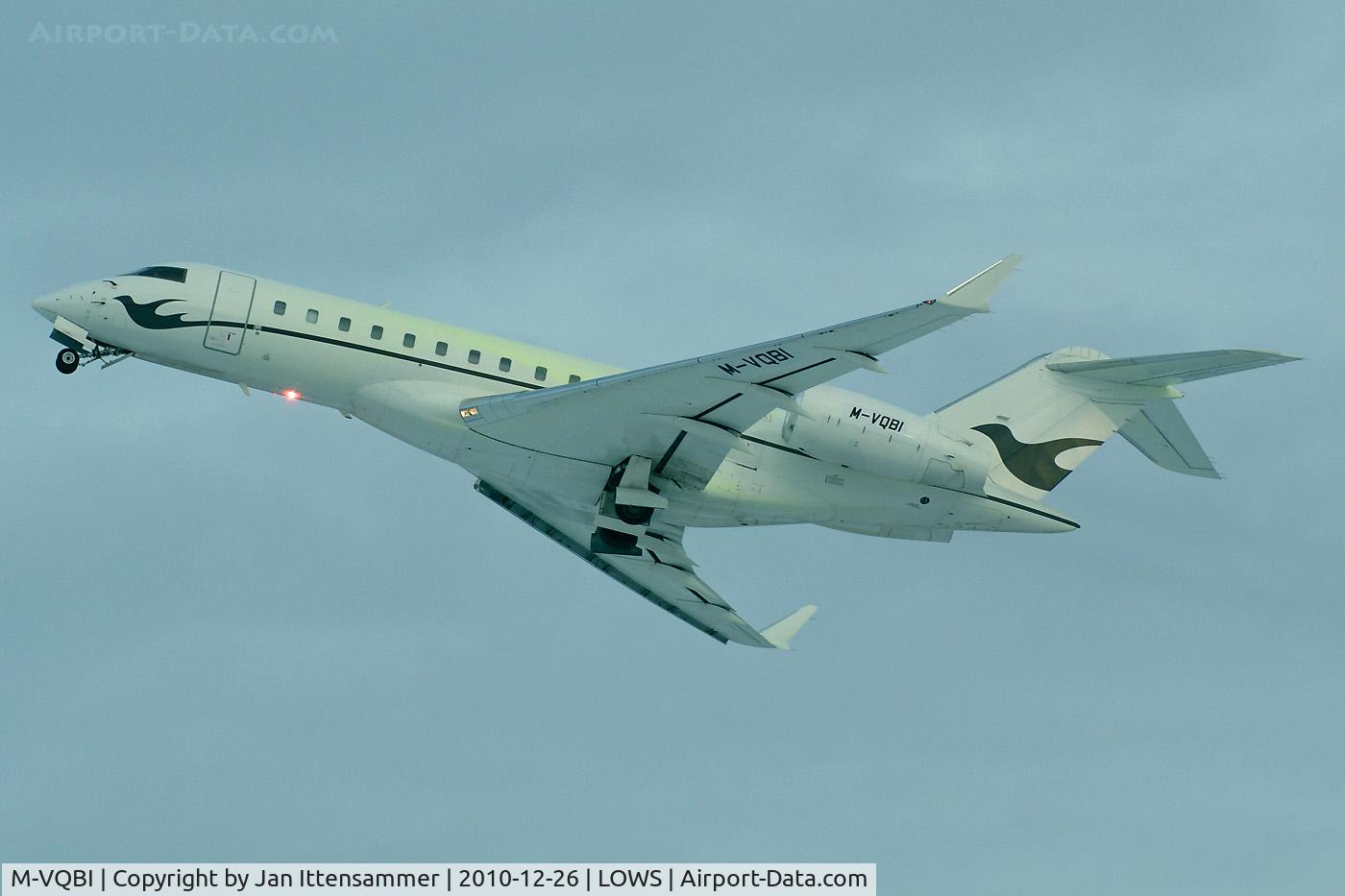 M-VQBI, 2006 Bombardier BD-700-1A10 Global Express C/N 9213, M-VQBI @ LOWS