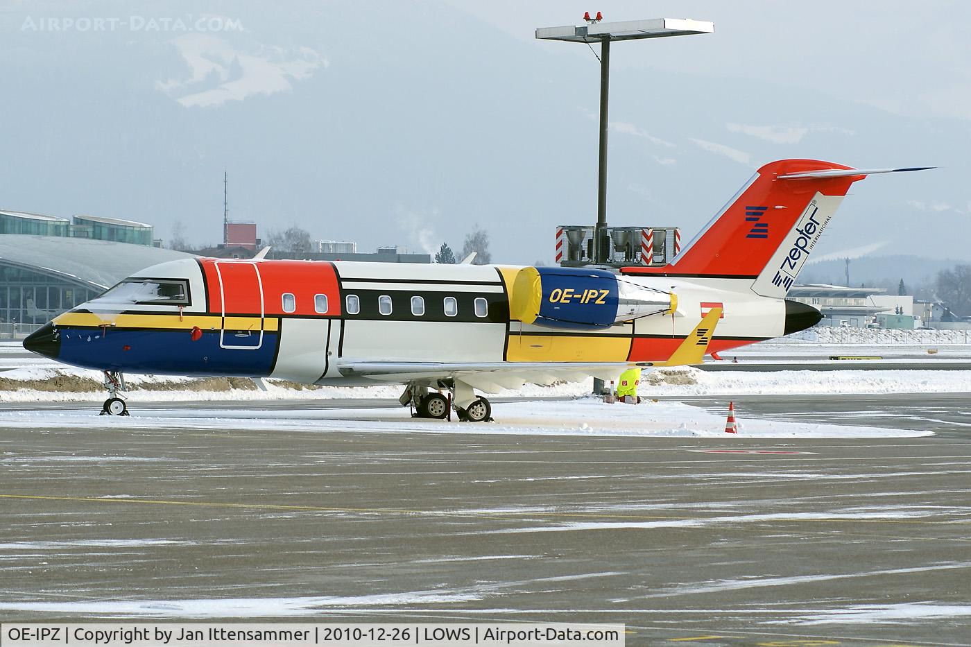 OE-IPZ, 2009 Bombardier Challenger 605 (CL-600-2B16) C/N 5808, OE-IPZ @ LOWS