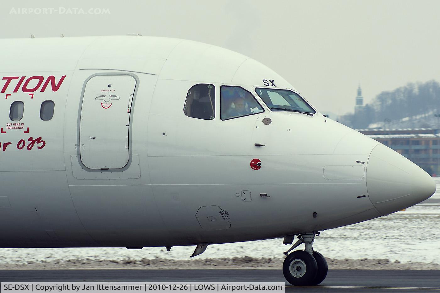 SE-DSX, 1994 British Aerospace Avro 146-RJ100 C/N E3255, SE-DSX @ LOWS