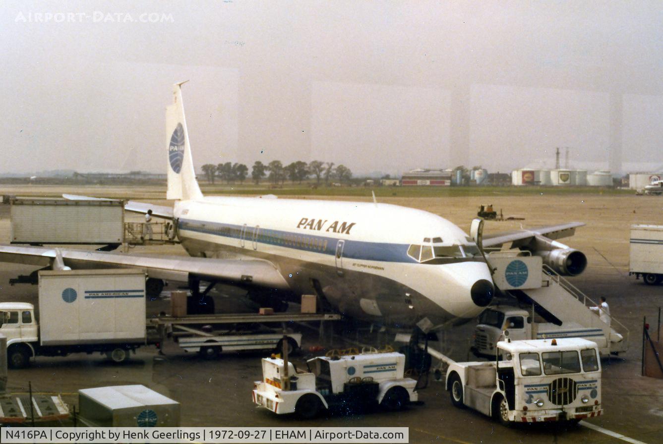 N416PA, 1966 Boeing 707-321B C/N 18958, Pan Am , Schiphol