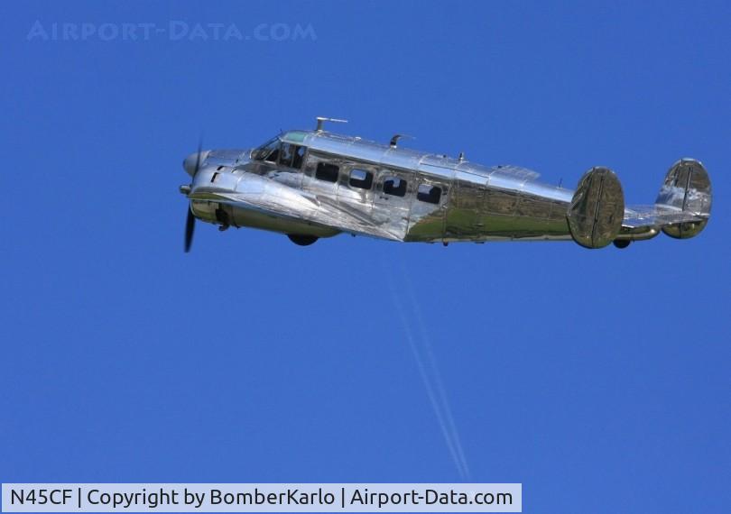 N45CF, 1959 Beech G18S C/N BA-466, N45CF AirDisplay Widnau 2010