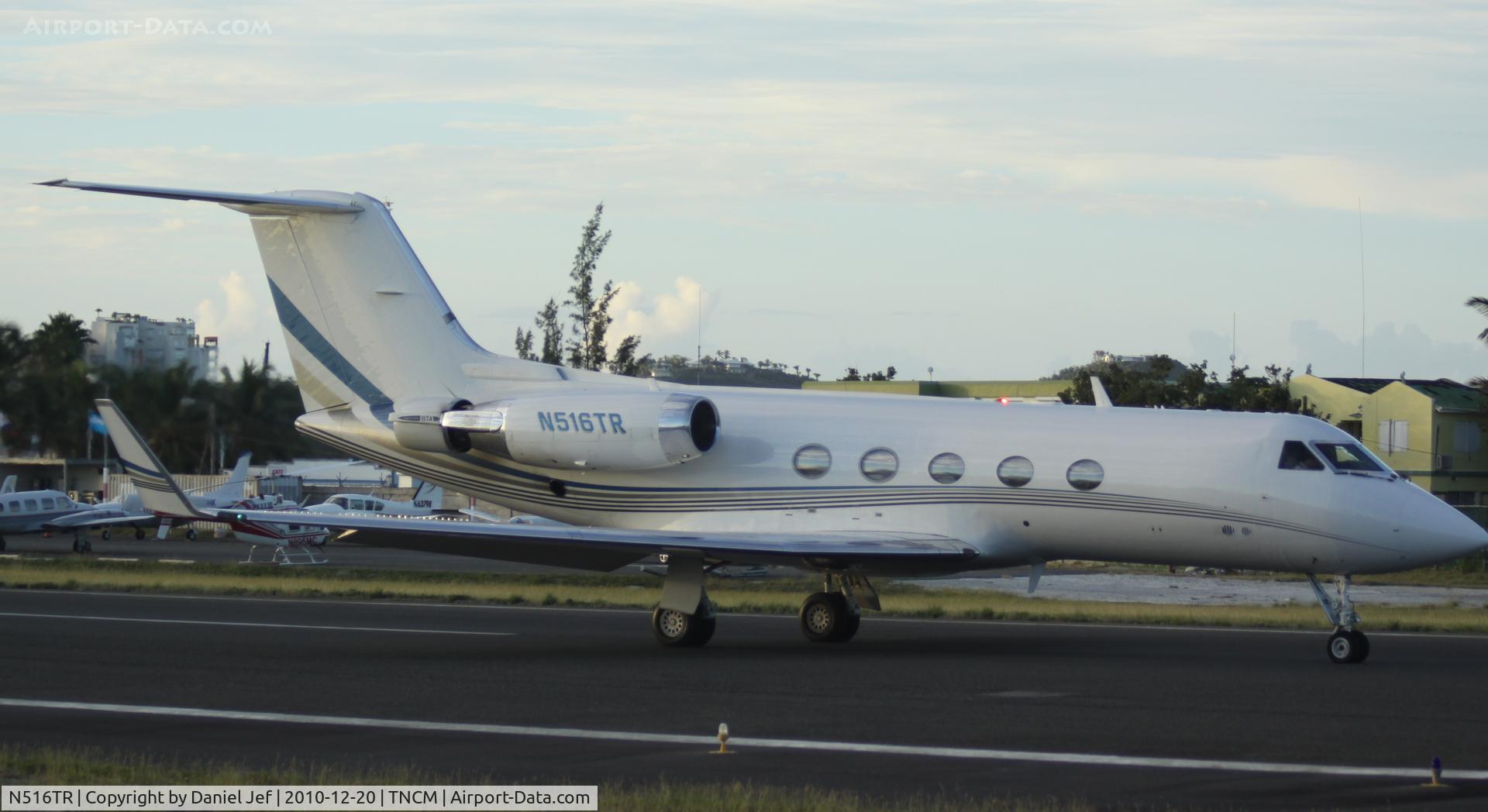 N516TR, 1980 Gulfstream Aerospace G-1159A Gulfstream III C/N 252, N516TR rolling out at TNCM