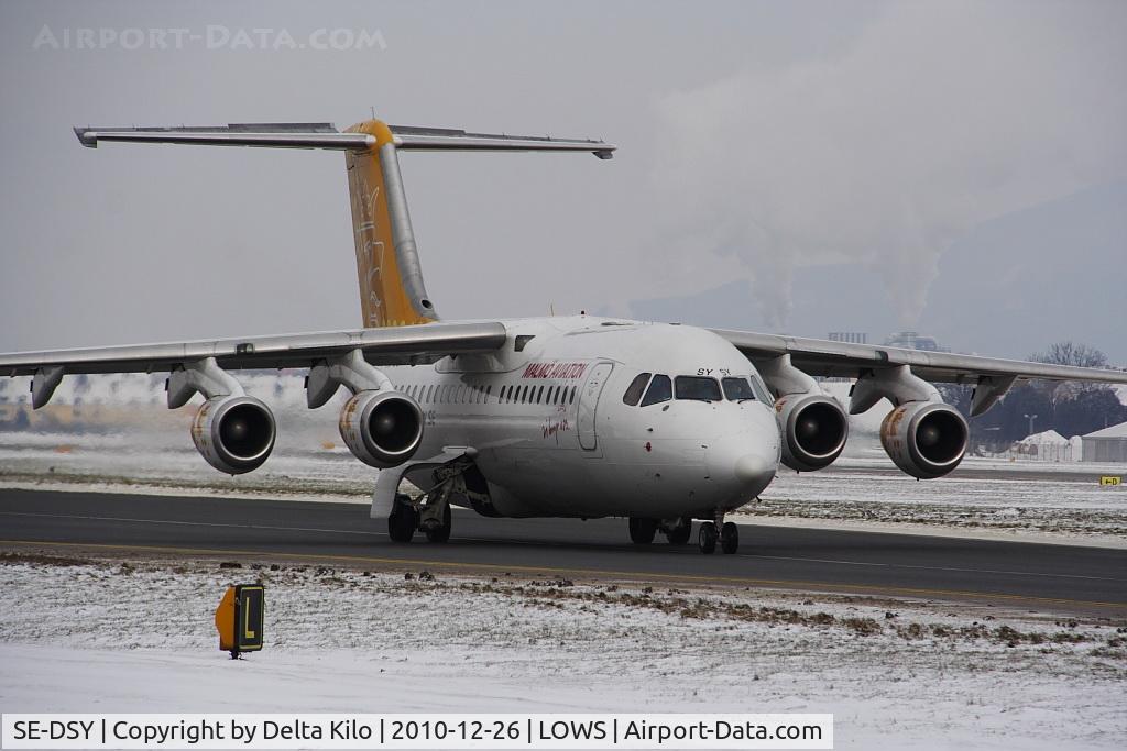 SE-DSY, 1995 British Aerospace Avro 146-RJ100 C/N E3263, SCW [TF] Malmo Aviation