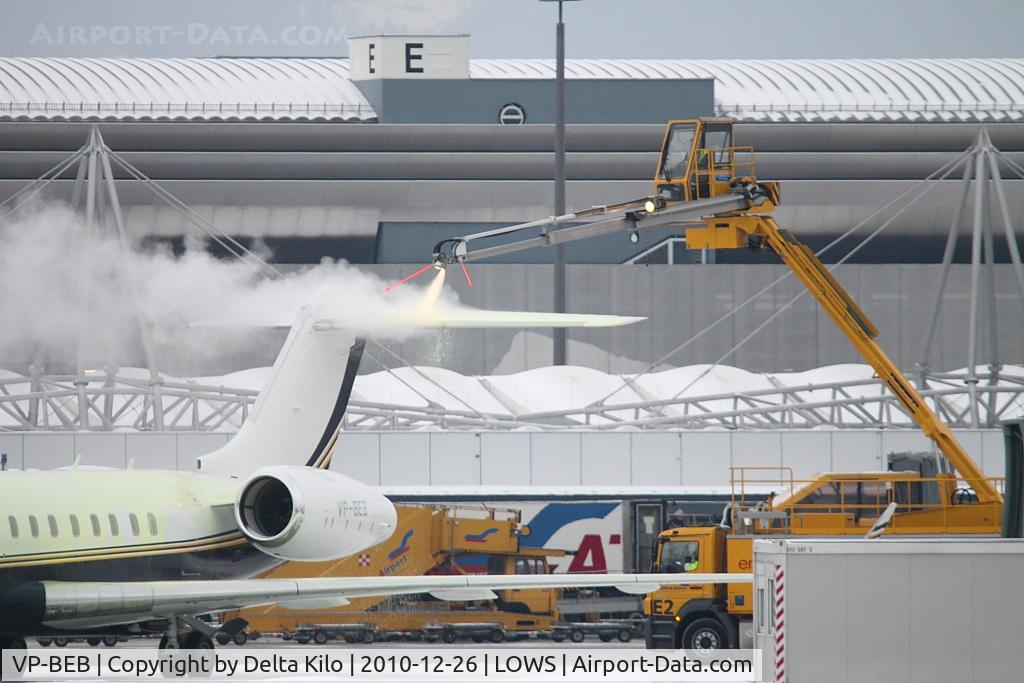 VP-BEB, 2009 Bombardier BD-700-1A10 Global Express XRS C/N 9369, Jet Aviation Business Jets AG