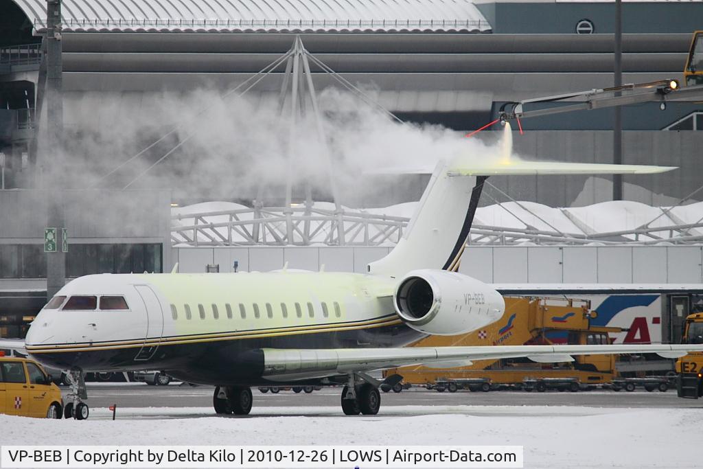 VP-BEB, 2009 Bombardier BD-700-1A10 Global Express XRS C/N 9369, Jet Aviation Business Jets AG