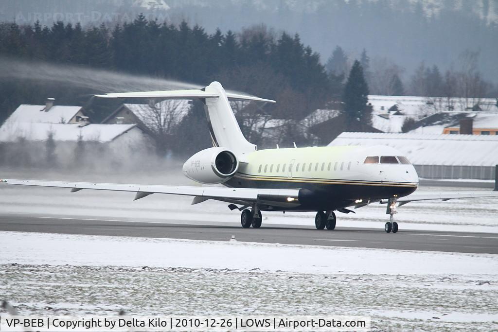 VP-BEB, 2009 Bombardier BD-700-1A10 Global Express XRS C/N 9369, Jet Aviation Business Jets AG