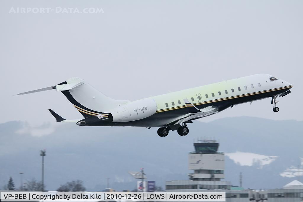 VP-BEB, 2009 Bombardier BD-700-1A10 Global Express XRS C/N 9369, Jet Aviation Business Jets AG