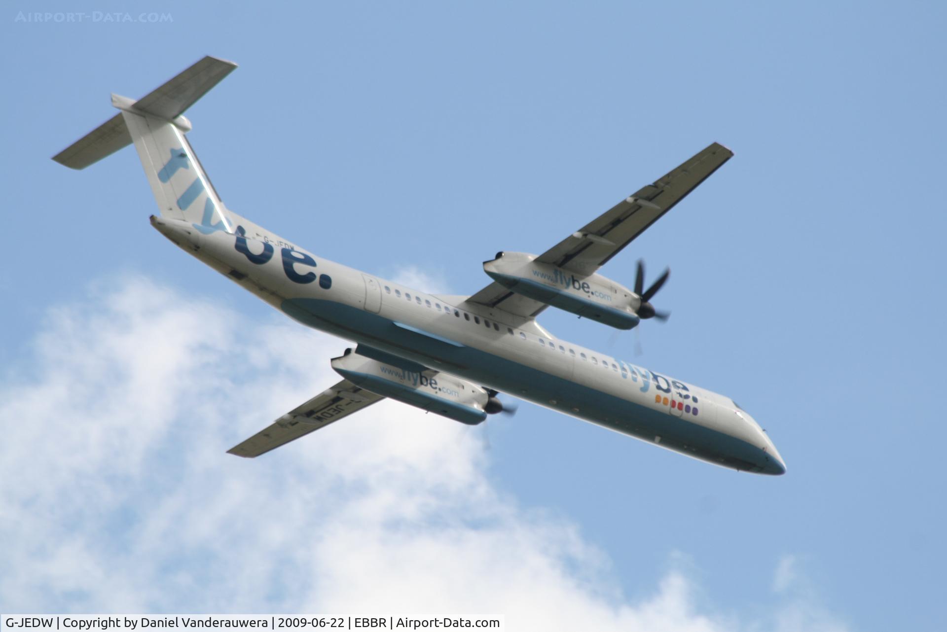 G-JEDW, 2004 De Havilland Canada DHC-8-402Q Dash 8 C/N 4093, Flight BE1842 - from RWY 07R