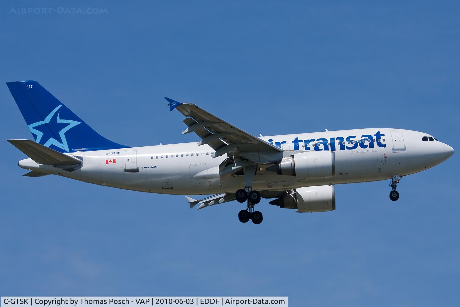 C-GTSK, 1990 Airbus A310-304 C/N 541, Air Transat