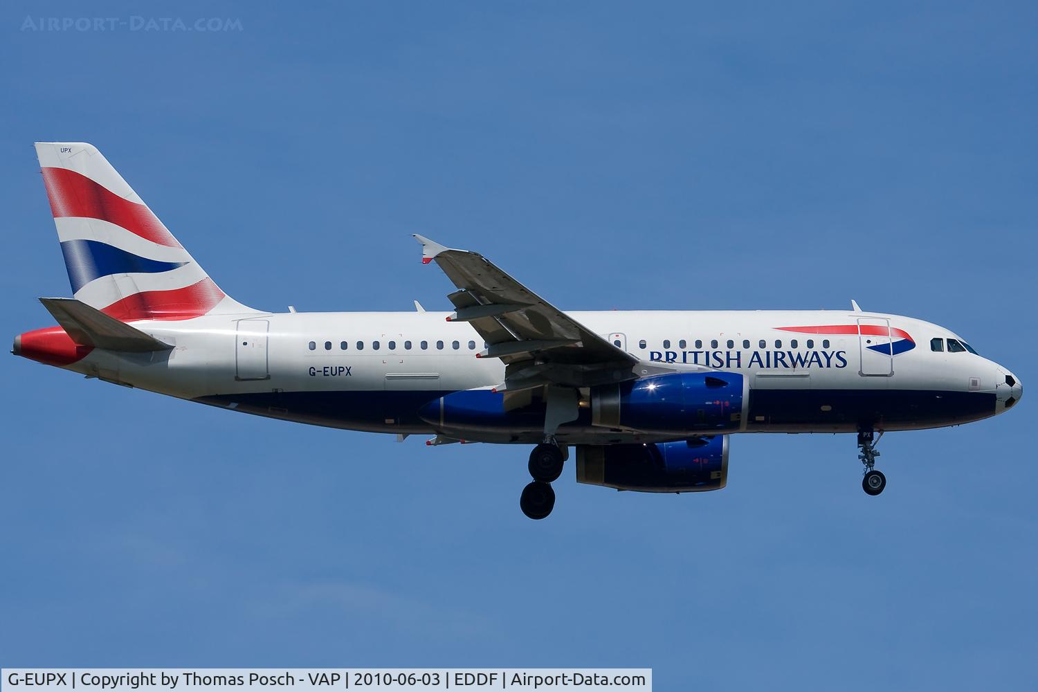 G-EUPX, 2001 Airbus A319-131 C/N 1445, British Airways