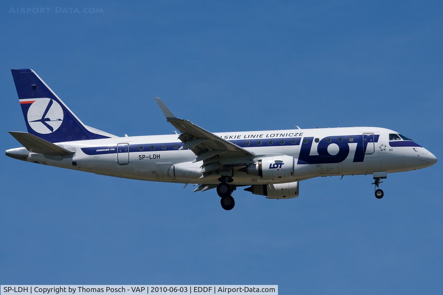 SP-LDH, 2005 Embraer 170LR (ERJ-170-100LR) C/N 17000069, LOT - Polish Airlines