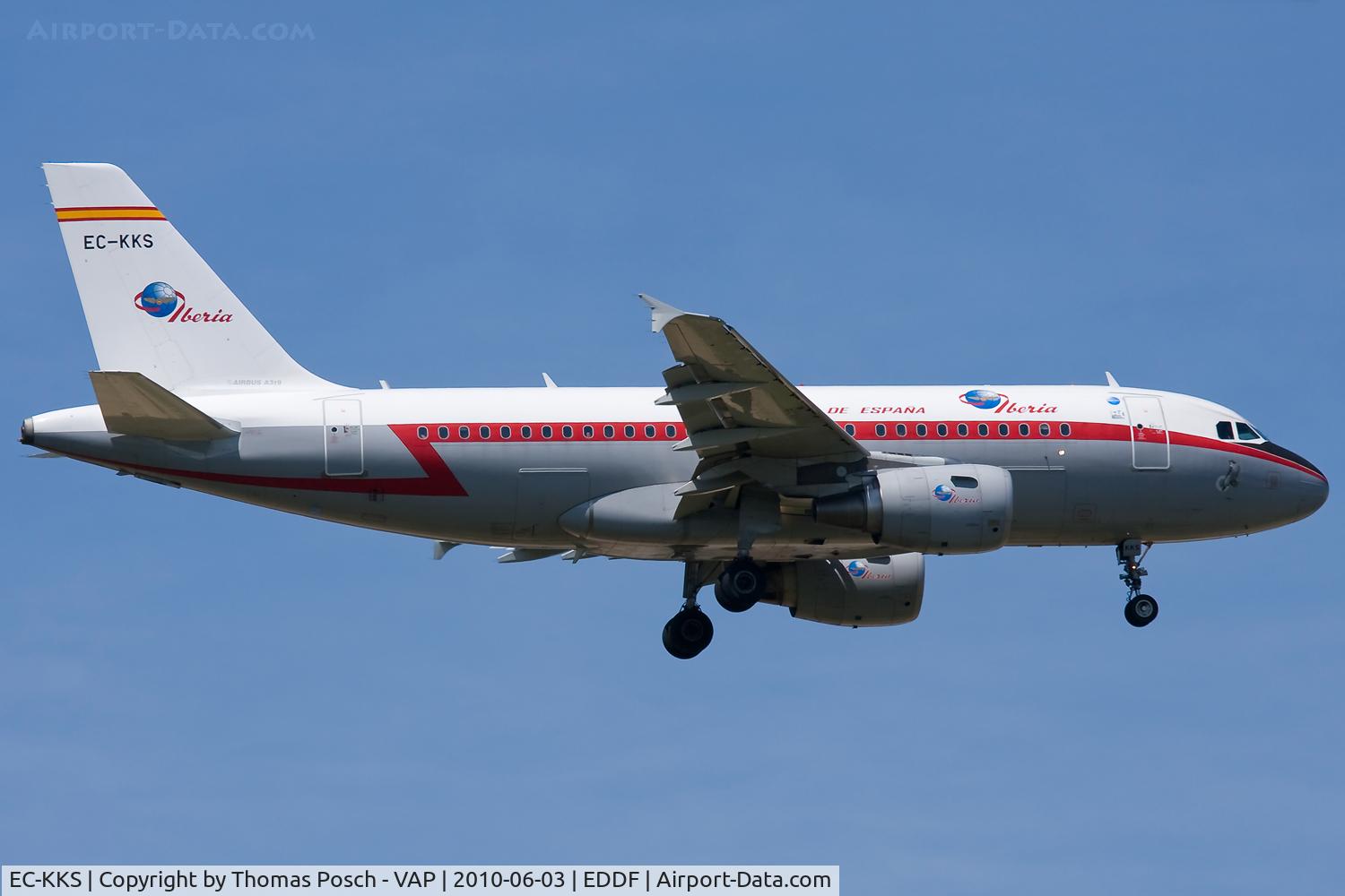 EC-KKS, 2007 Airbus A319-111 C/N 3320, Iberia