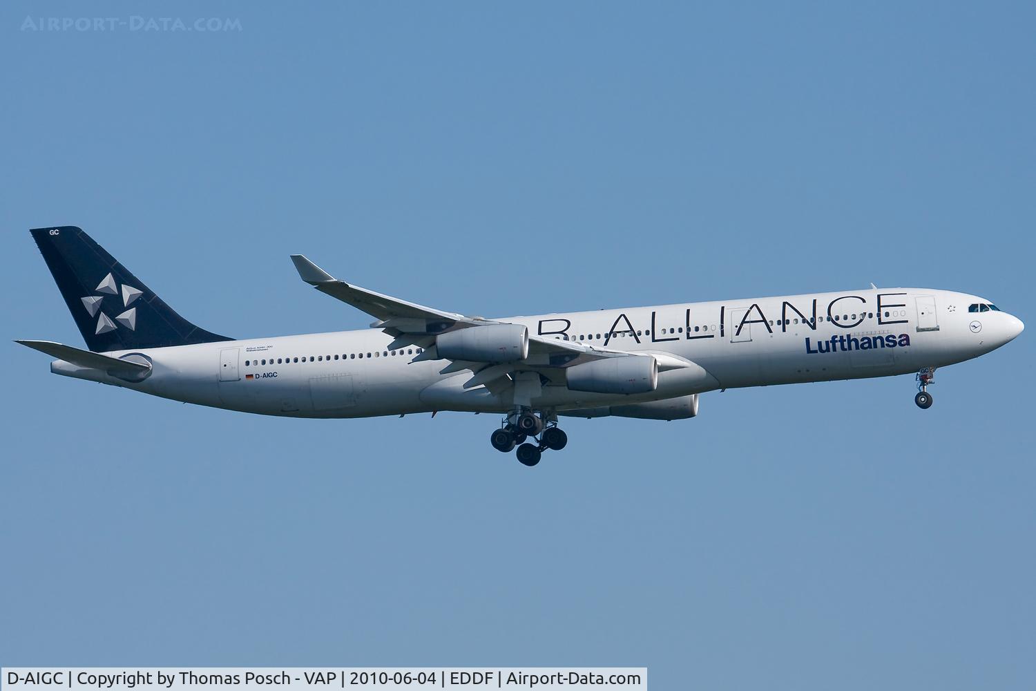 D-AIGC, 1993 Airbus A340-311 C/N 027, Lufthansa
