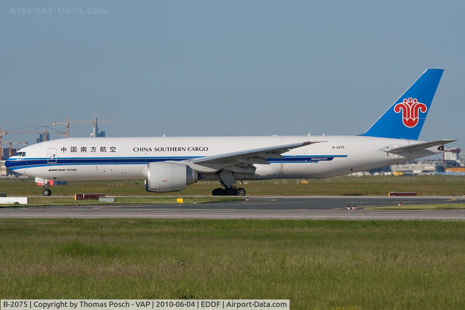 B-2075, 2009 Boeing 777-F1B C/N 37312, China Southern Airlines