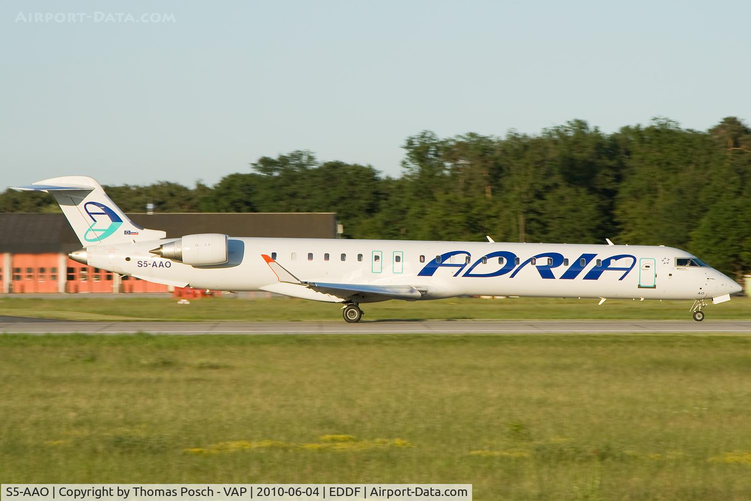 S5-AAO, 2008 Bombardier CRJ-900 NG (CL-600-2D24) C/N 15215, Adria Airways