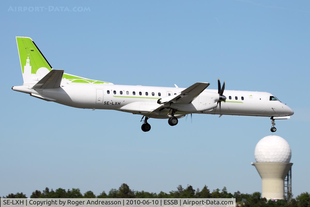 SE-LXH, 1993 Saab 2000 C/N 2000-007, Golden Air operating for Avitrans, 2Q407 from Östersund