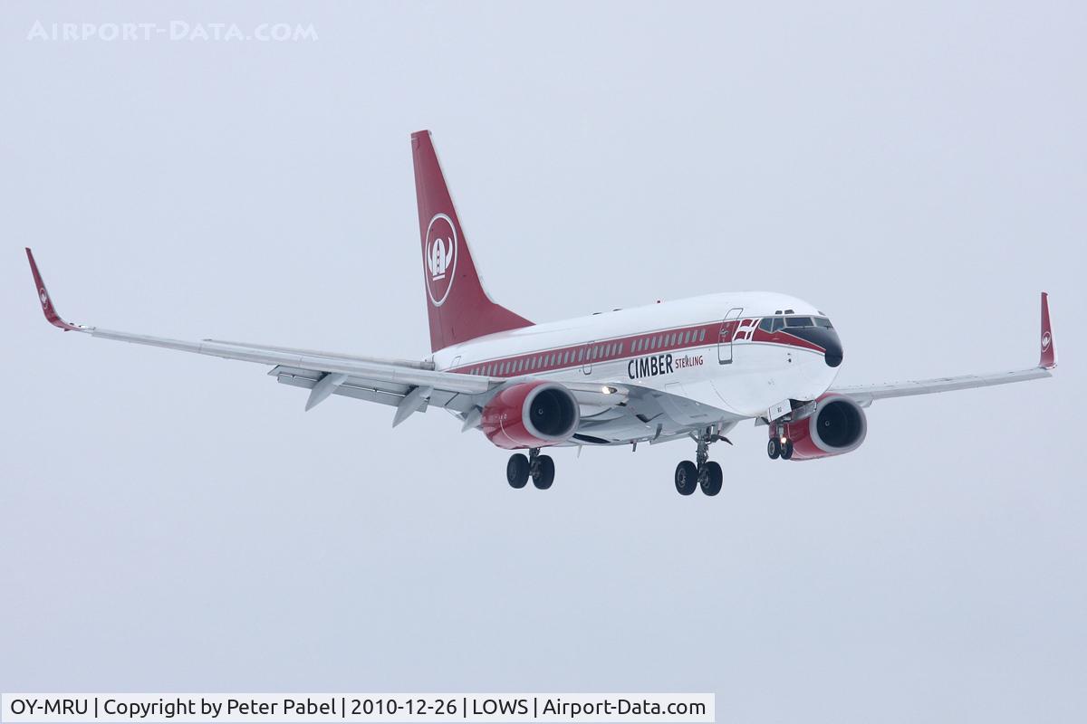 OY-MRU, 1999 Boeing 737-73S C/N 29079, SZG Winter 10/11