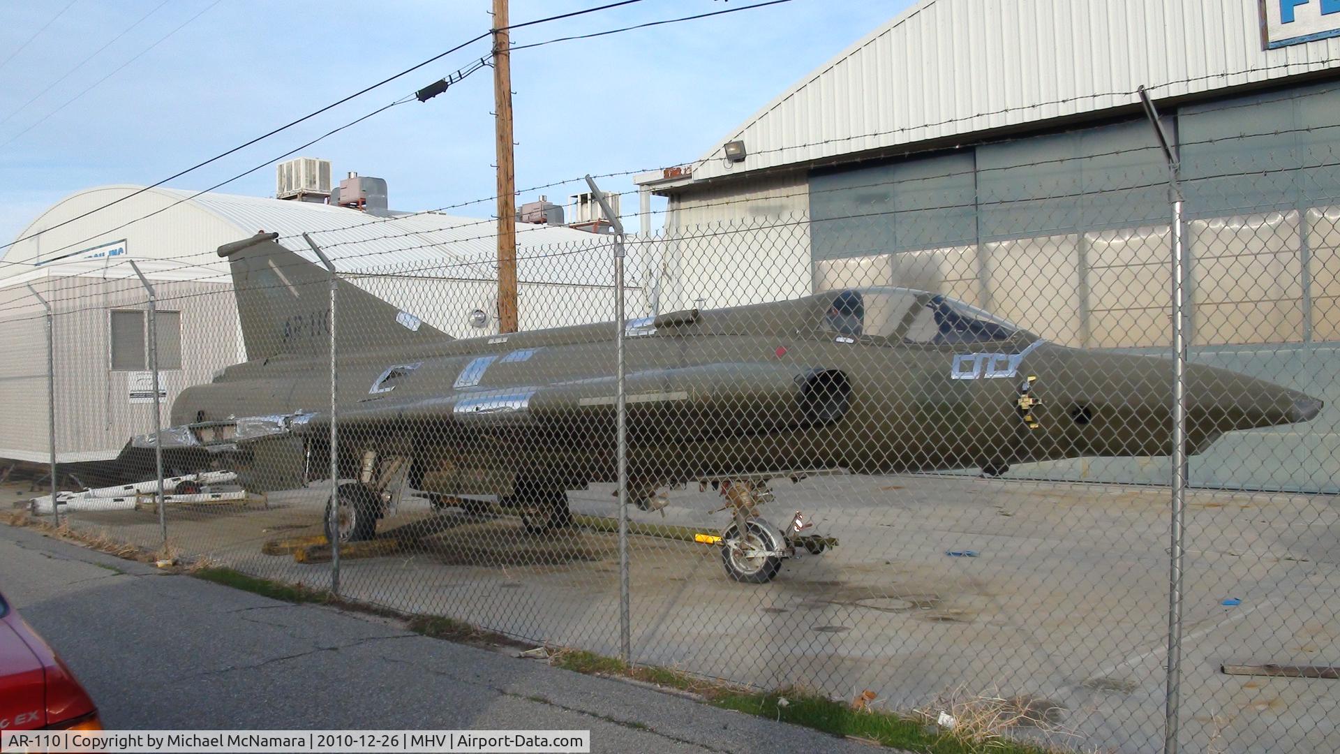 AR-110, 1971 Saab RF-35 Draken C/N 35-1110, The National Test Pilot School (NTPS) owns six Drakens that were formerly in Danish service; of these, two TF-35XD s and one RF-35XD are operational, based at the Mojave Spaceport.  AR-110 is the RF-35XD.