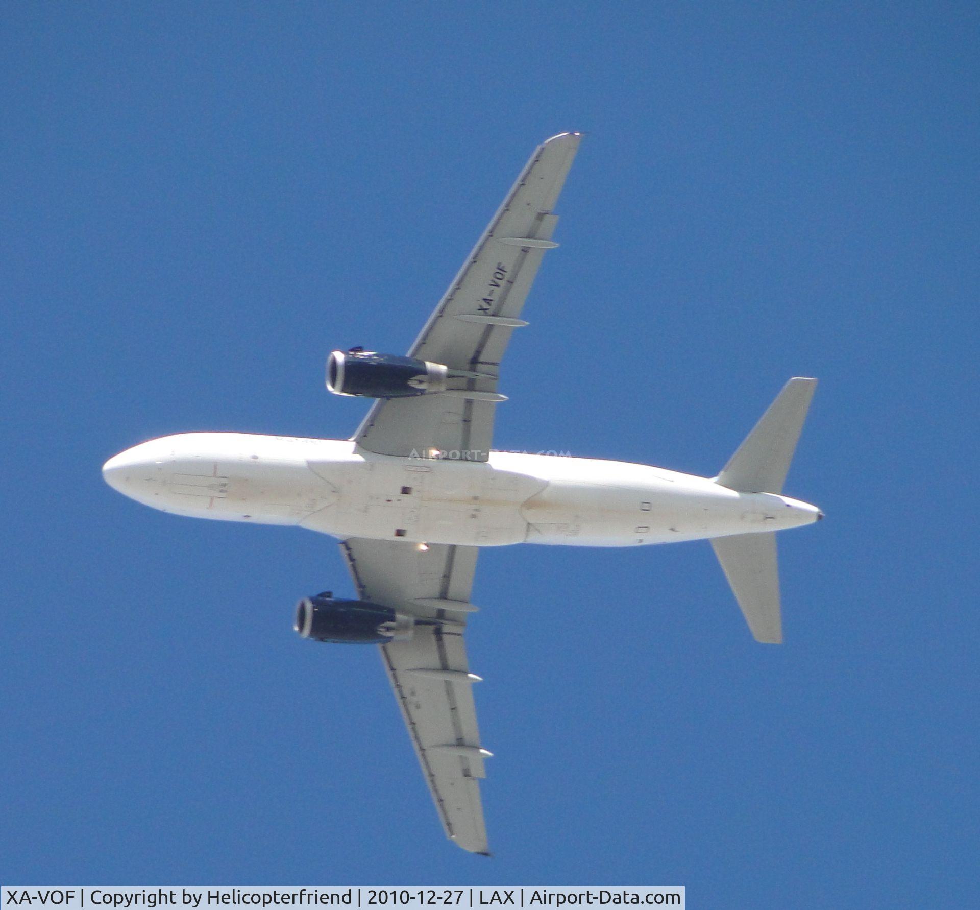 XA-VOF, 2007 Airbus A319-133 C/N 3077, On final to runway 14