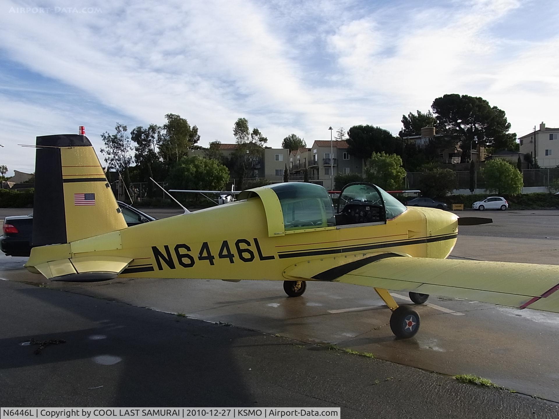 N6446L, 1972 American Aviation AA-1A Trainer C/N AA1A-0446, Santa Monica Airport Parking